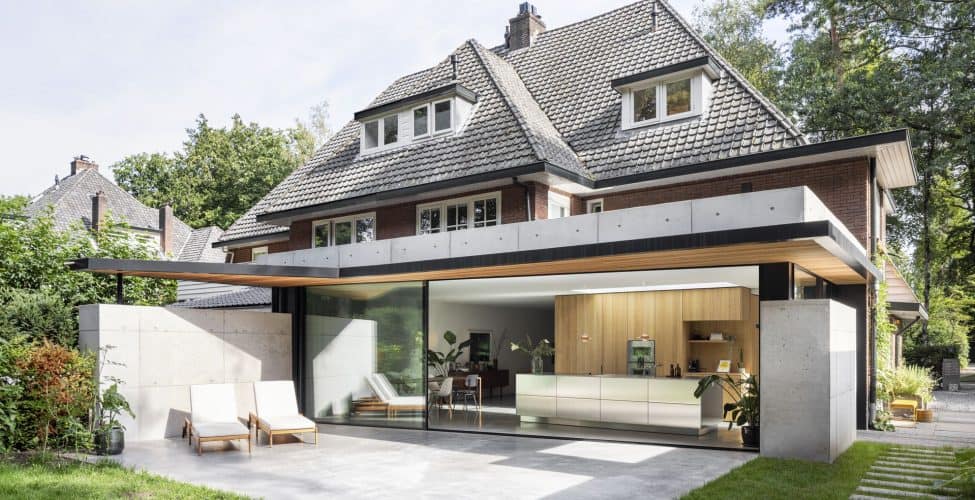 gevlinderde betonvloer binnen en buiten