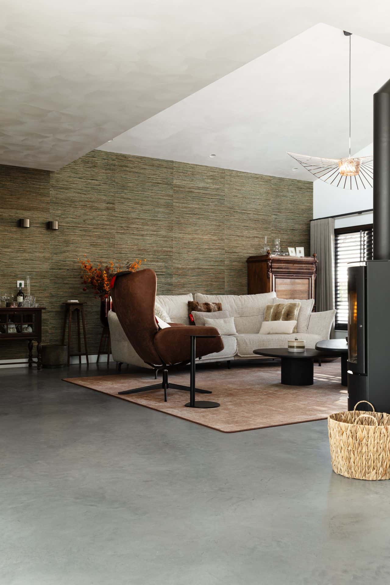 Gevlinderde betonvloer in Den Bosch vrijstaande woning