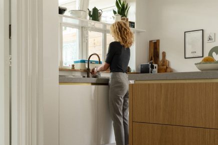 Italiaanse betonlookvloer in Druten