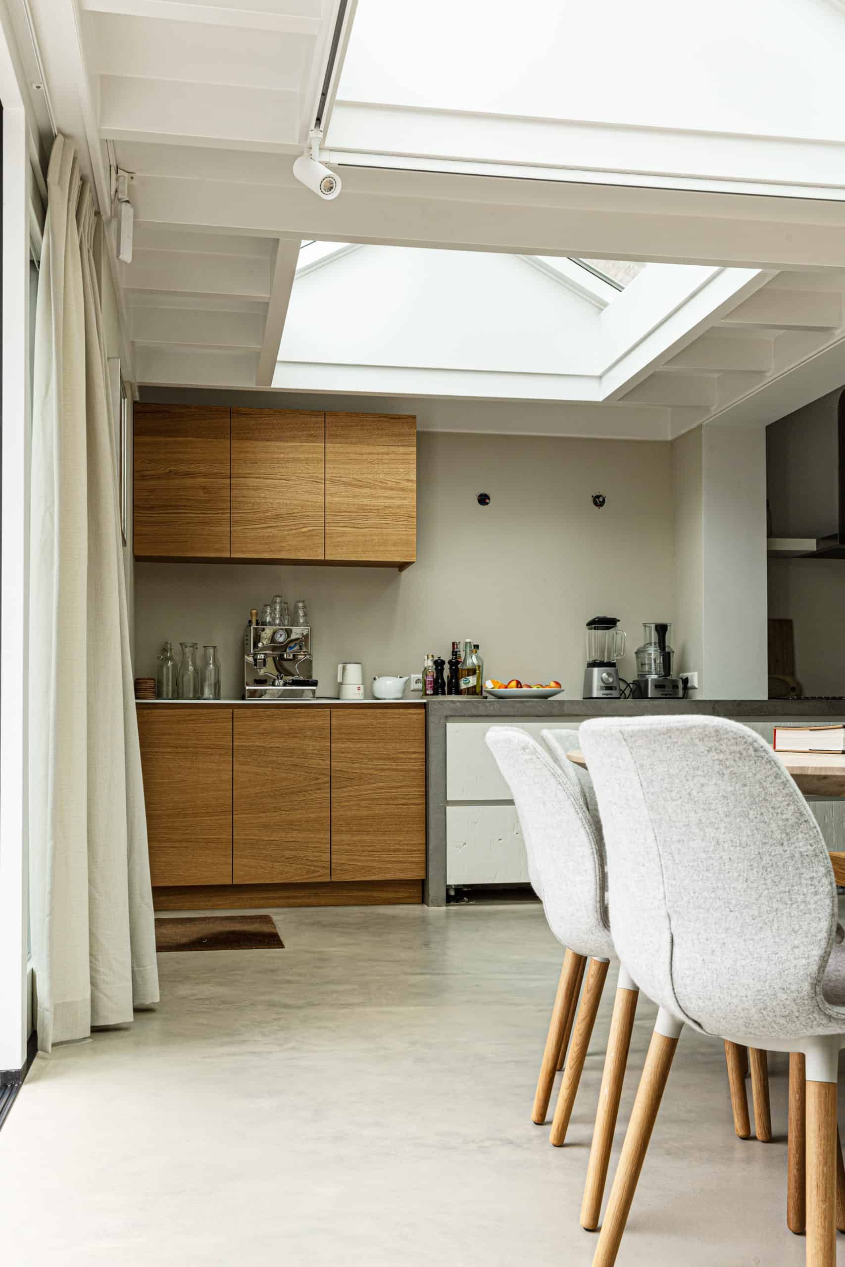 Italiaanse betonlook vloer in Soesterberg