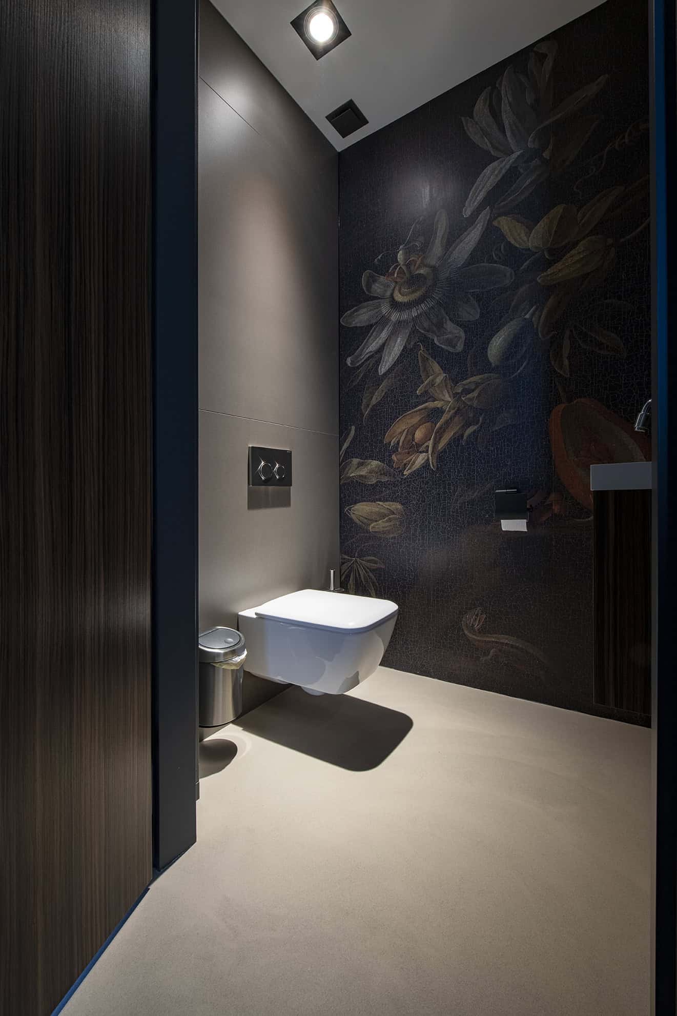 Lavasteen gietvloer toilet