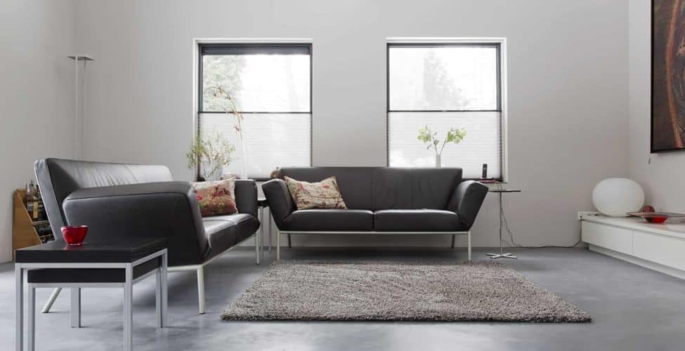 betonvloer in woonkamer