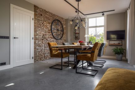 Gevlinderde woonbeton vloer in Steenderen