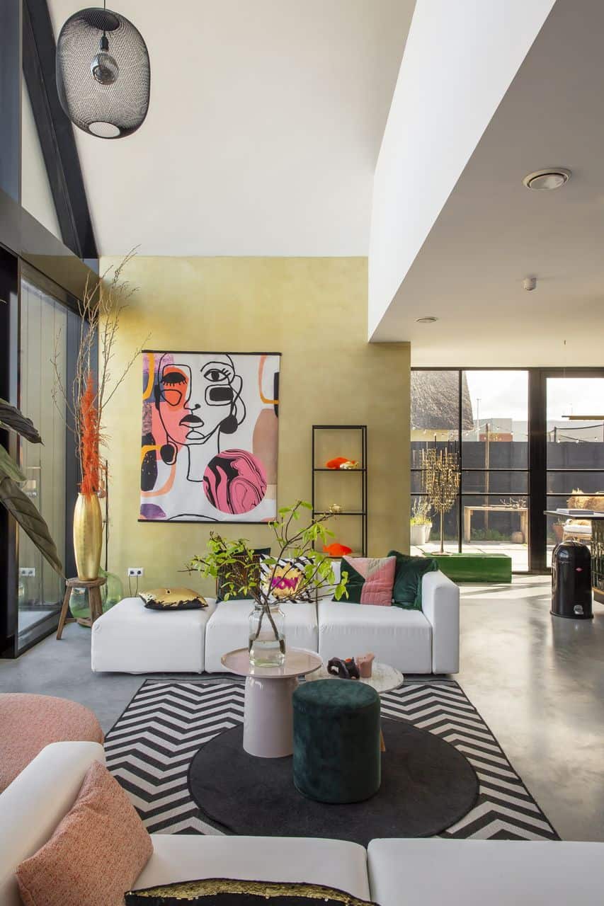 Betonvloer met kleur