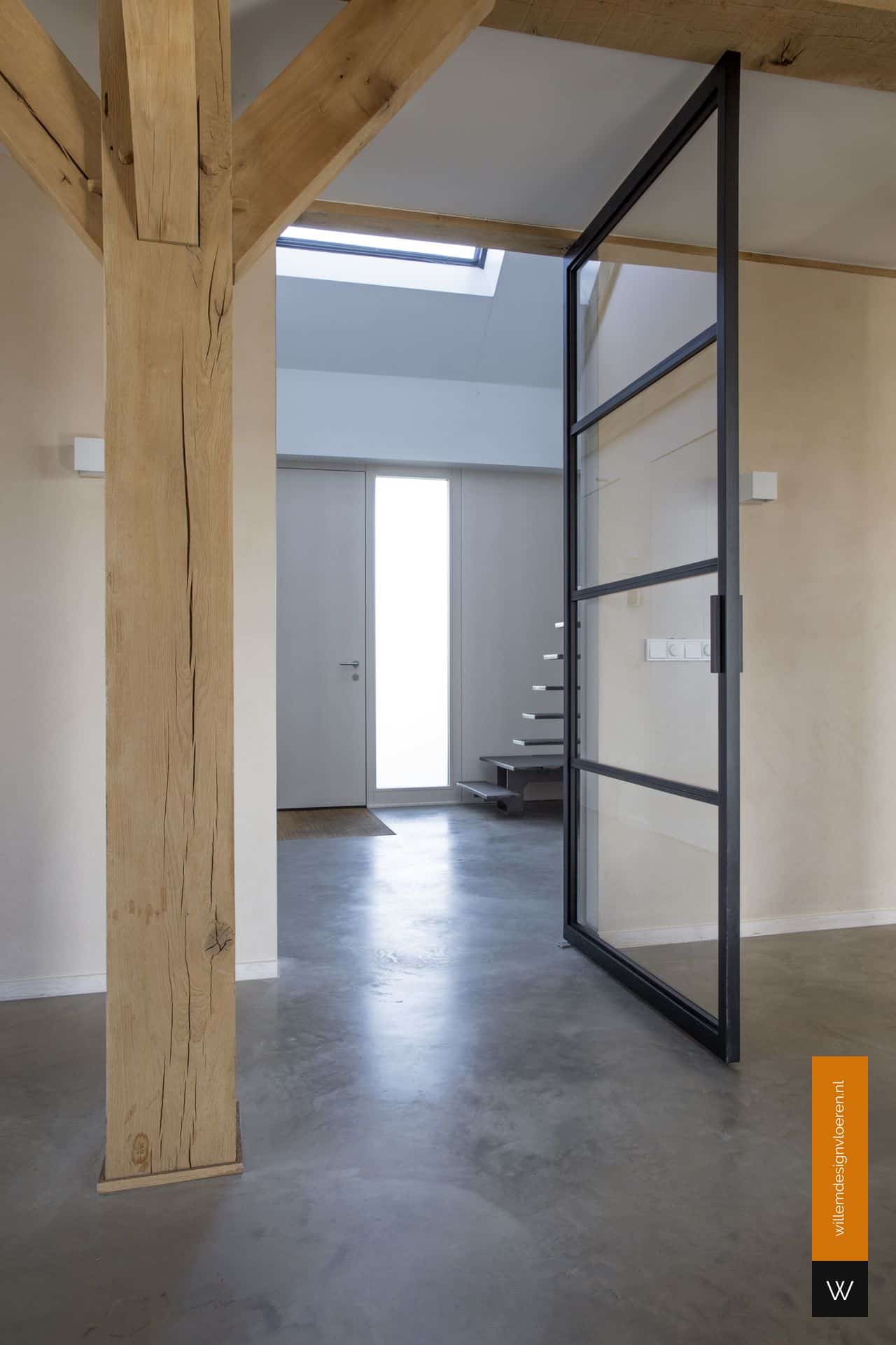 Gevlinderde woonbeton vloer