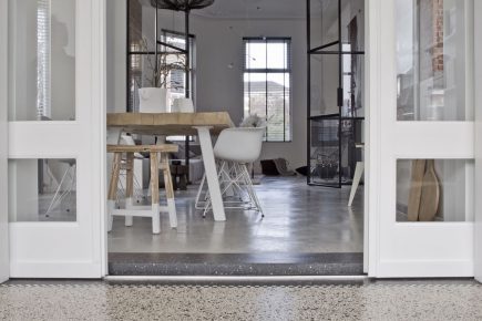 Gevlinderde woonbeton vloer in Winterswijk